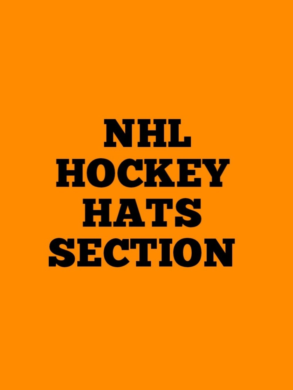 NHL HOCKEY HATS